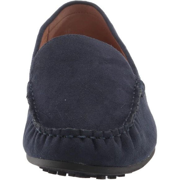 Aerosoles Women Blue Navy FabricClosed Rounded Toe Over Drive Flats Loafer Shoes - Picture 2 of 8